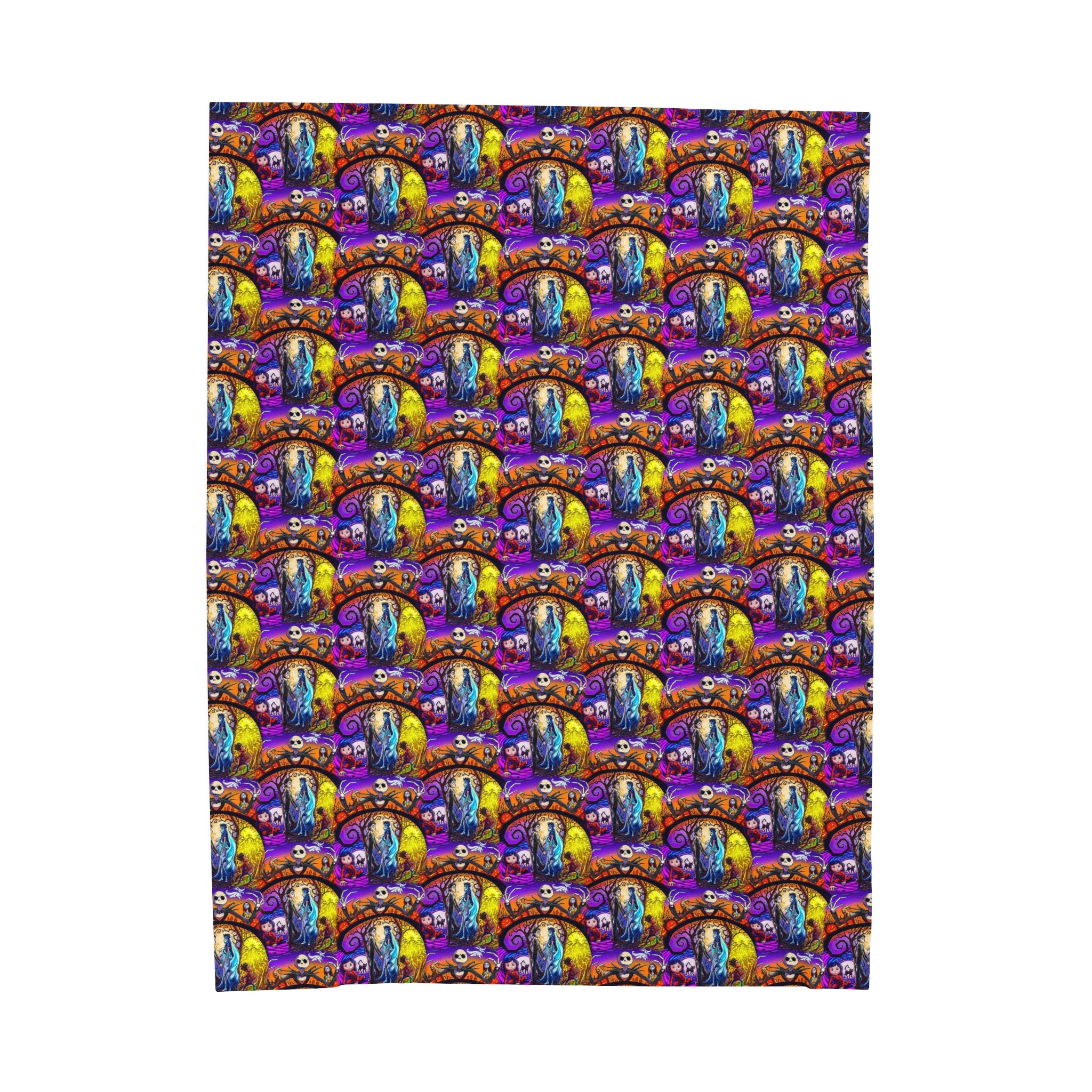 Nightmare before Christmas- Velveteen Plush CuddleLux Bliss Blanket - Creations by Chris and Carlos